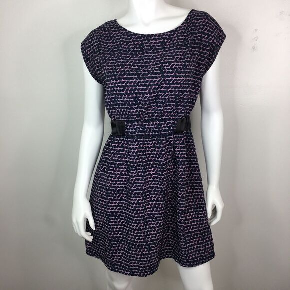 Ya Los Angeles Womens Dress Lightweight Purple Keyhole Back Size Medium - Picture 2 of 9